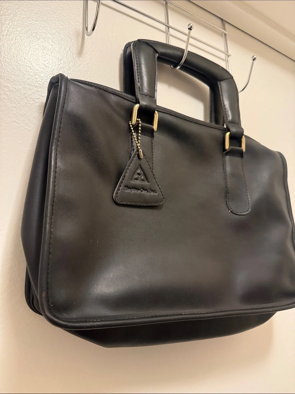 Vintage 90s Empire Orr Leather briefcase style Bag